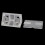 Closet Cabinet Plastic 4 Holes Shelf Corner Brace Joint Brackets Support Clear 48pcs 3