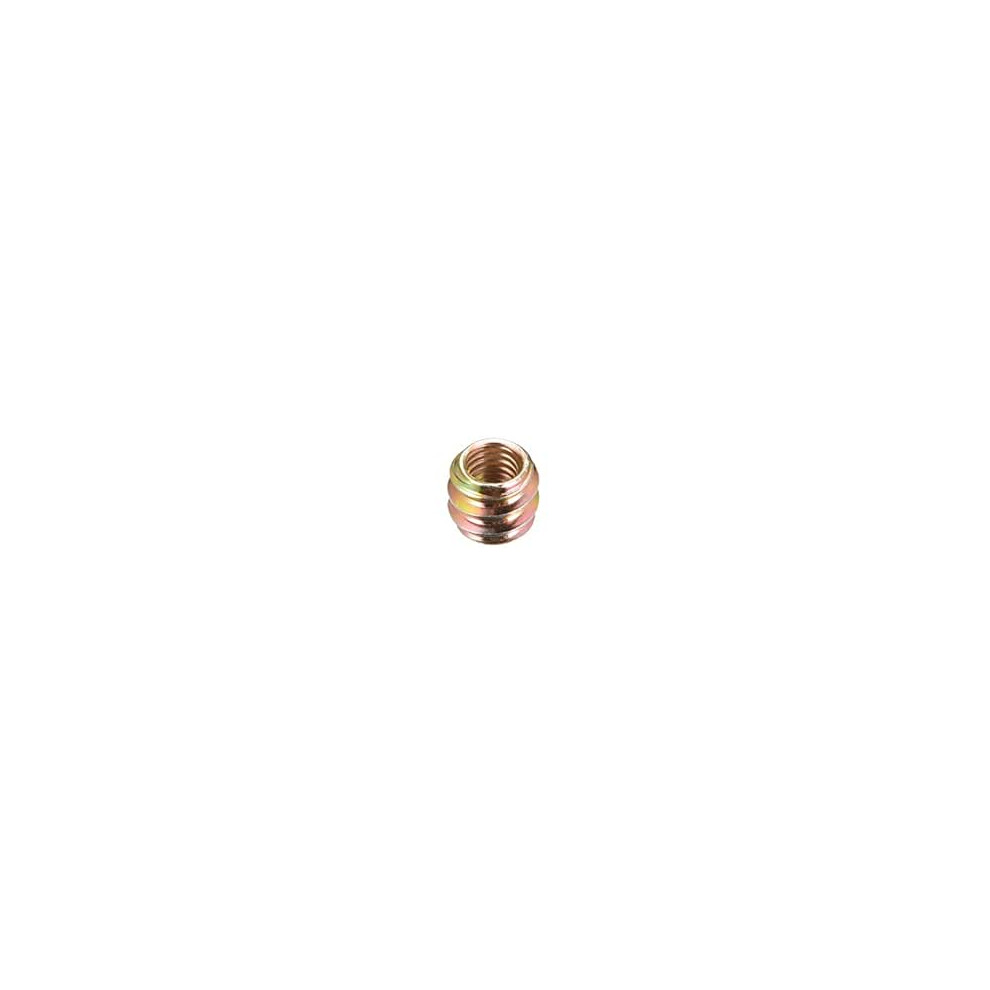 Furniture Threaded Insert Nuts Carbon Steel M6 Internal Thread 10Mm Length 30Pcs 9316959164603