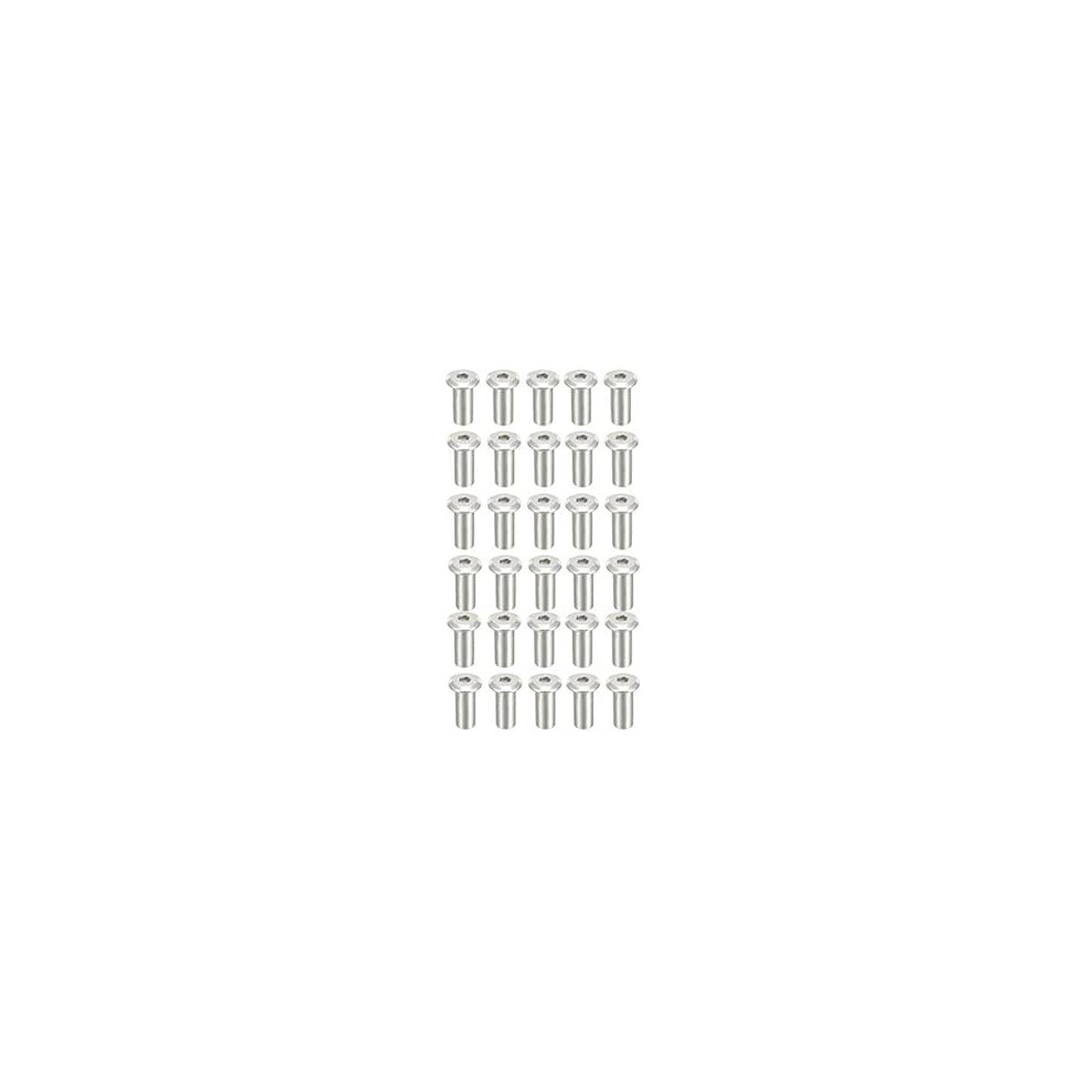 M8x18mm Hex Socket Head Insert Nut Screw Post Sleeve Nut For Furniture 30Pcs 9316959164641