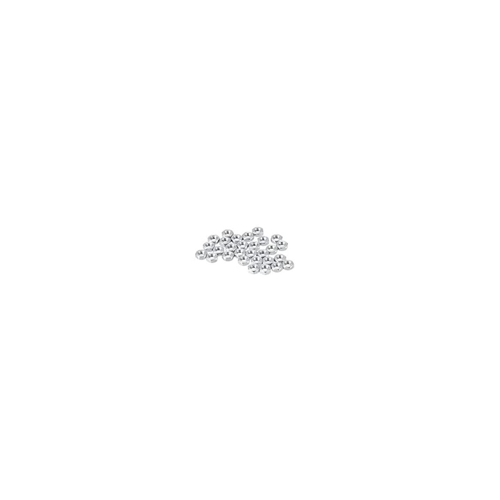 Hex Nuts, M1.6x0.35mm Metric Coarse Thread Hexagon Nut, Stainless Steel 304, Pack Of 25 9316959453301