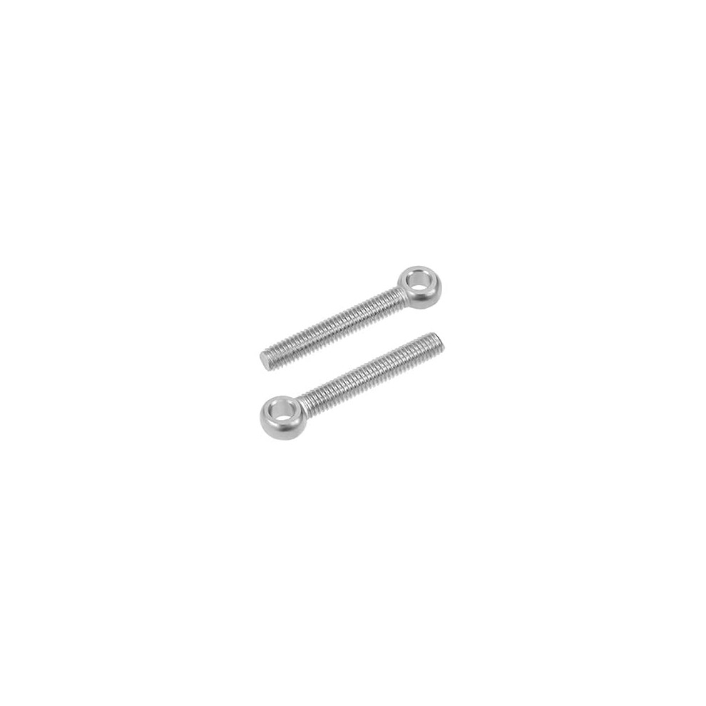 M6 X 40Mm Machinery Shoulder Swing Lifting Eye Bolt 35Mm Thread Length 304 Stainless Steel Metric 5Pcs 9316959999380