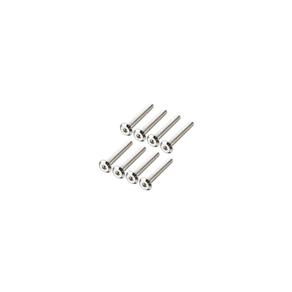 M6x50mm Furniture Bolts Hex Socket Screws Fastener Carbon Steel 8Pcs 9188143003568
