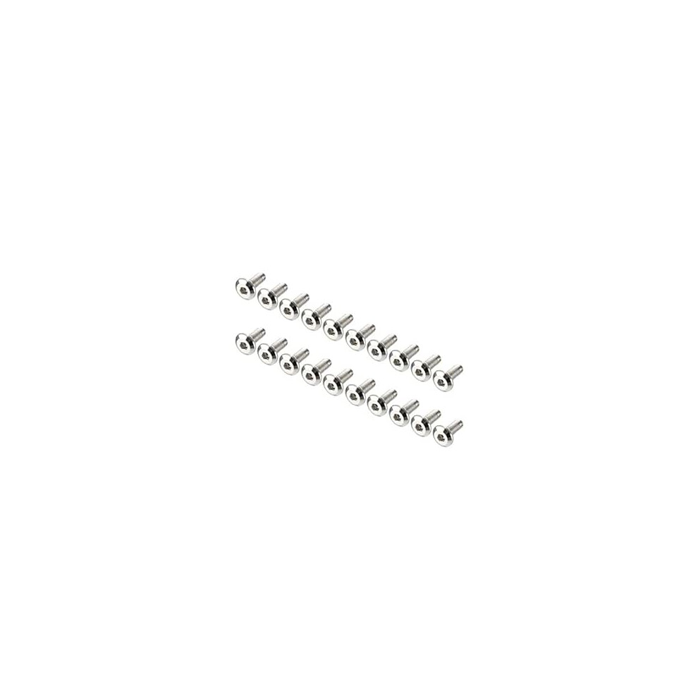 M6x16mm Furniture Bolts Hex Socket Screws Fastener Carbon Steel 20Pcs 9188143041669