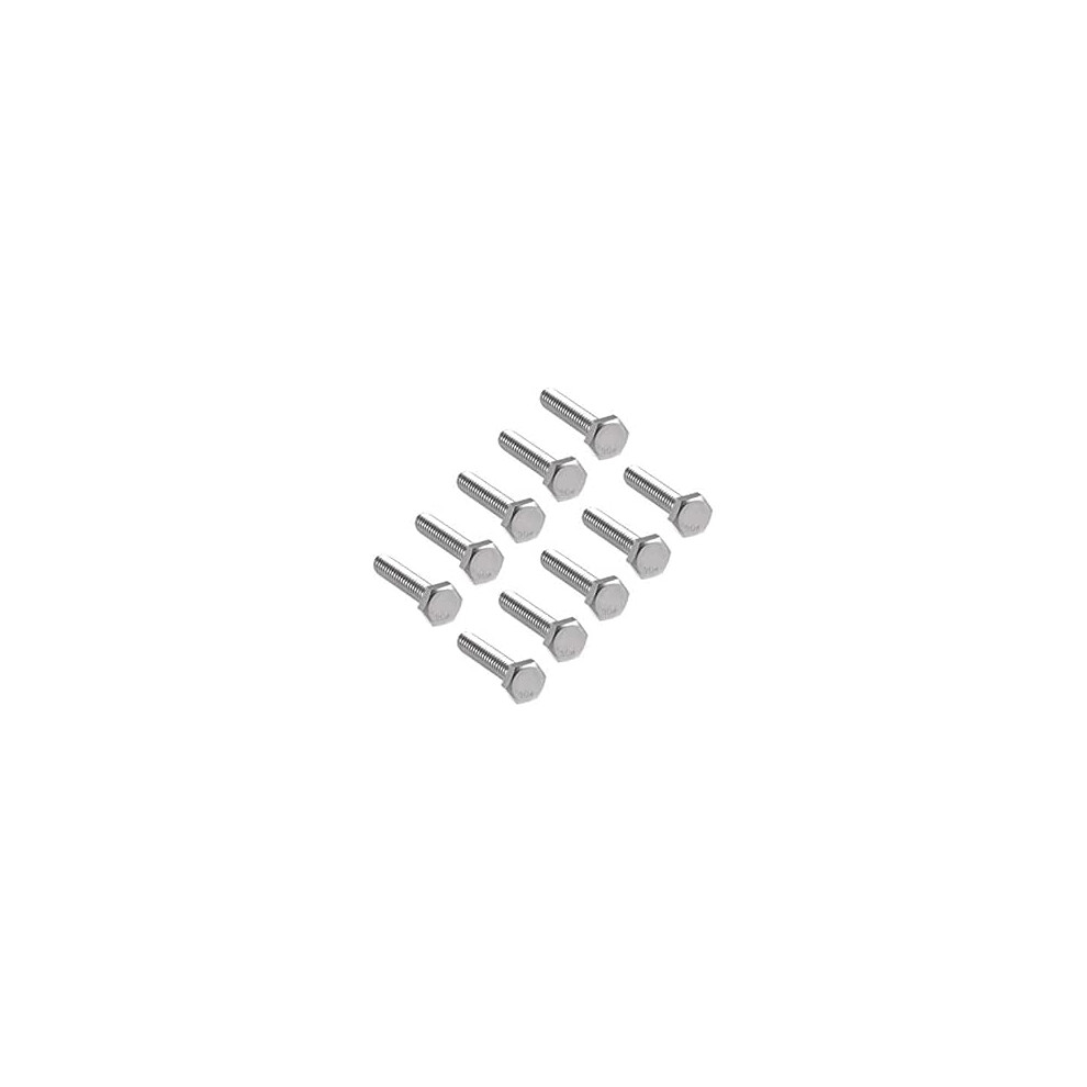 1/4-20X1-1/4" Hex Bolts 304 Stainless Steel Hexagon Screw Bolt 10Pcs 9188143000260