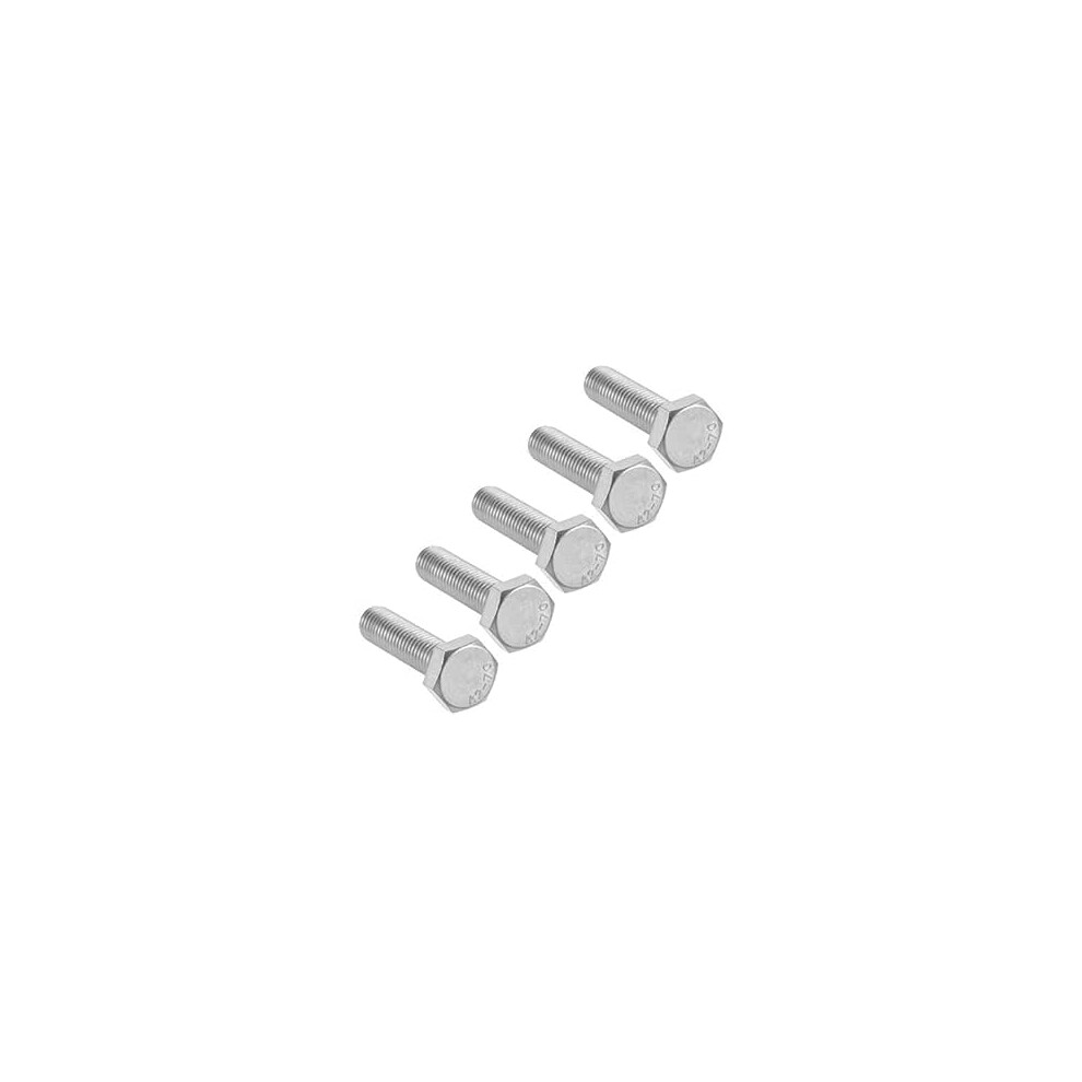 M10x40mm Hex Bolts 304 Stainless Steel Hexagon Screw Bolt 5Pcs 9188143054829