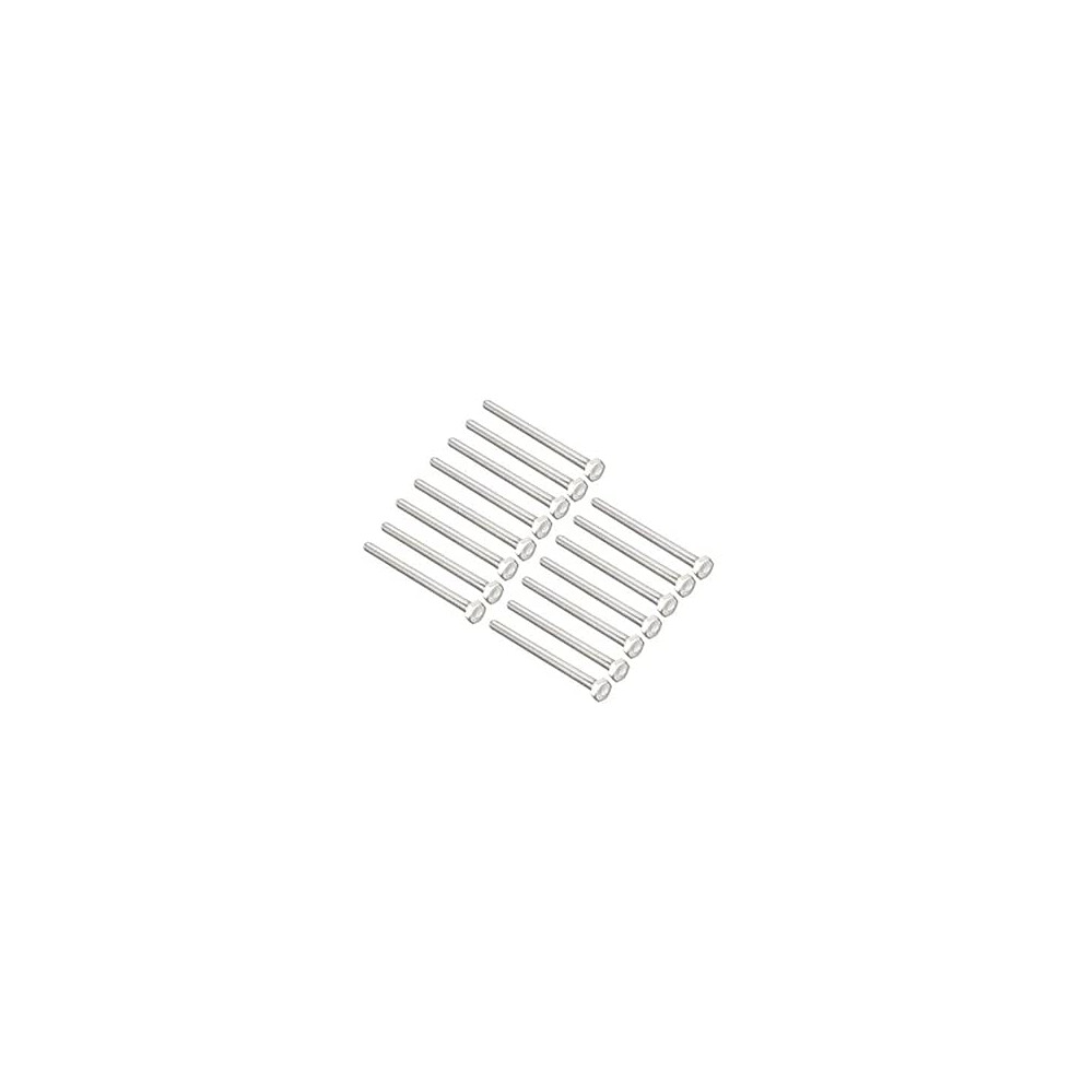 M6x90mm Hex Bolts 304 Stainless Steel Hexagon Screw Bolt 15Pcs 9188143258159
