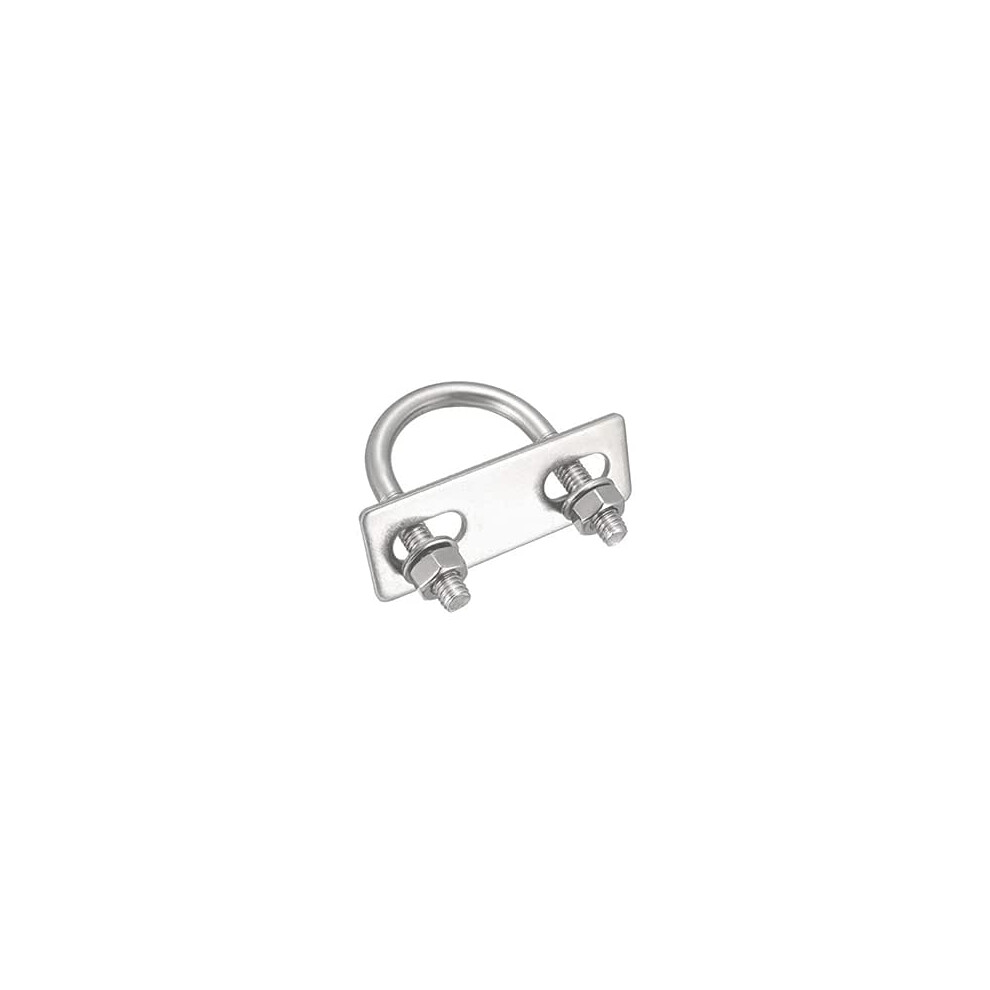 U-Bolts 4Pcs 1.06"(27Mm) Inner Width 47Mm Length M6 304 Stainless Steel Round U Bolt With Nuts Frame For Boat Trailer Axle 9188143259033