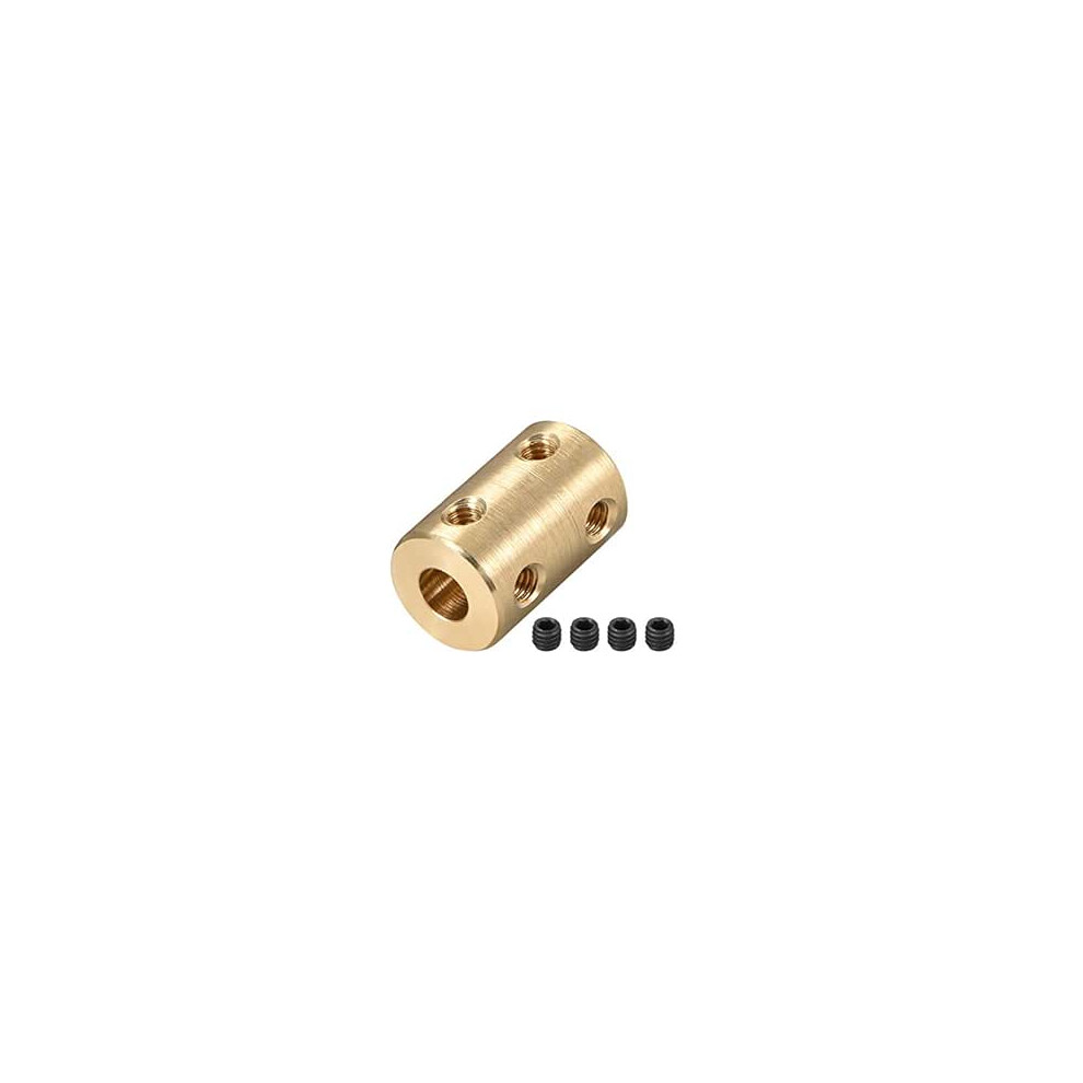 6Mm To 6Mm Bore Rigid Coupling Set Screw L22xd14 Copper,Shaft Coupler Connector,Motor Accessories 9316959150286