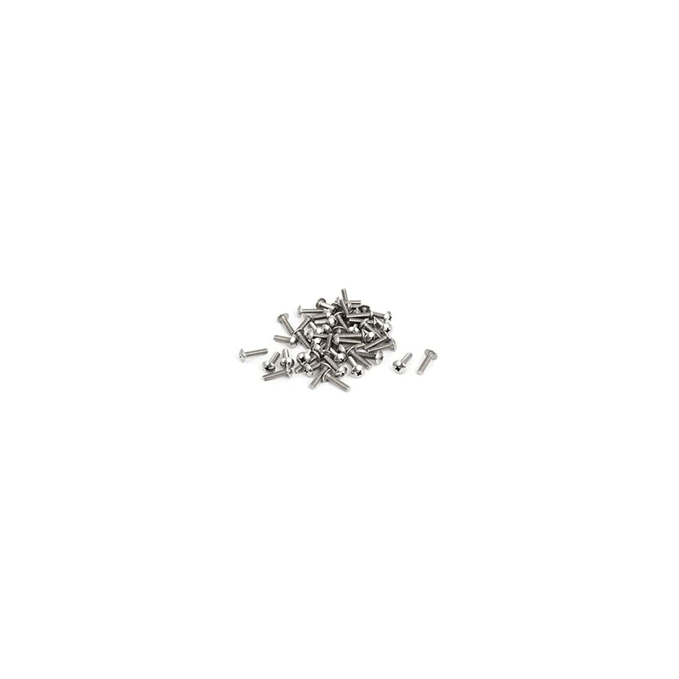 M4x16mm Stainless Steel Truss Phillips Head Machine Screws 50Pcs 9188143332248