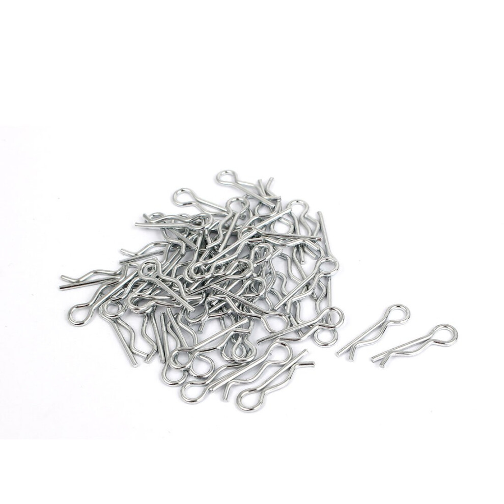 50Pcs R Pin Mechanical Hitch Hair Tractor Clip Cotter Kits 1.2Mmx20mm 9188143171700