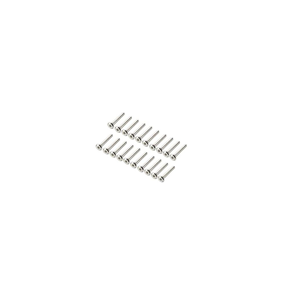 M6x45mm Furniture Bolts Hex Socket Screws Fastener Carbon Steel 20Pcs 9188143004770