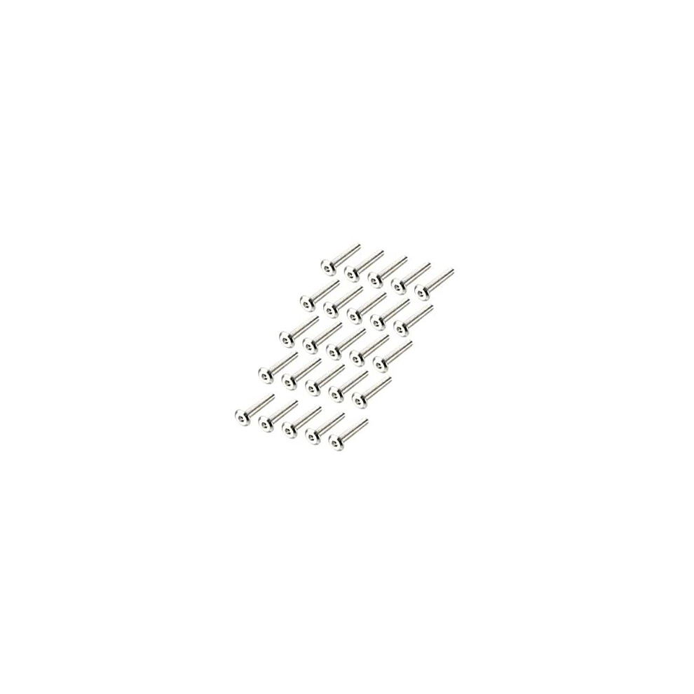 M6x35mm Furniture Bolts Hex Socket Screws Fastener Carbon Steel 25Pcs 9188143001076