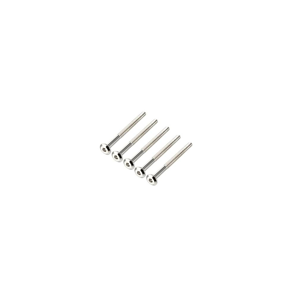M6x80mm Furniture Bolts Hex Socket Screws Fastener 58Mm Thread Length 5Pcs 9188143006613