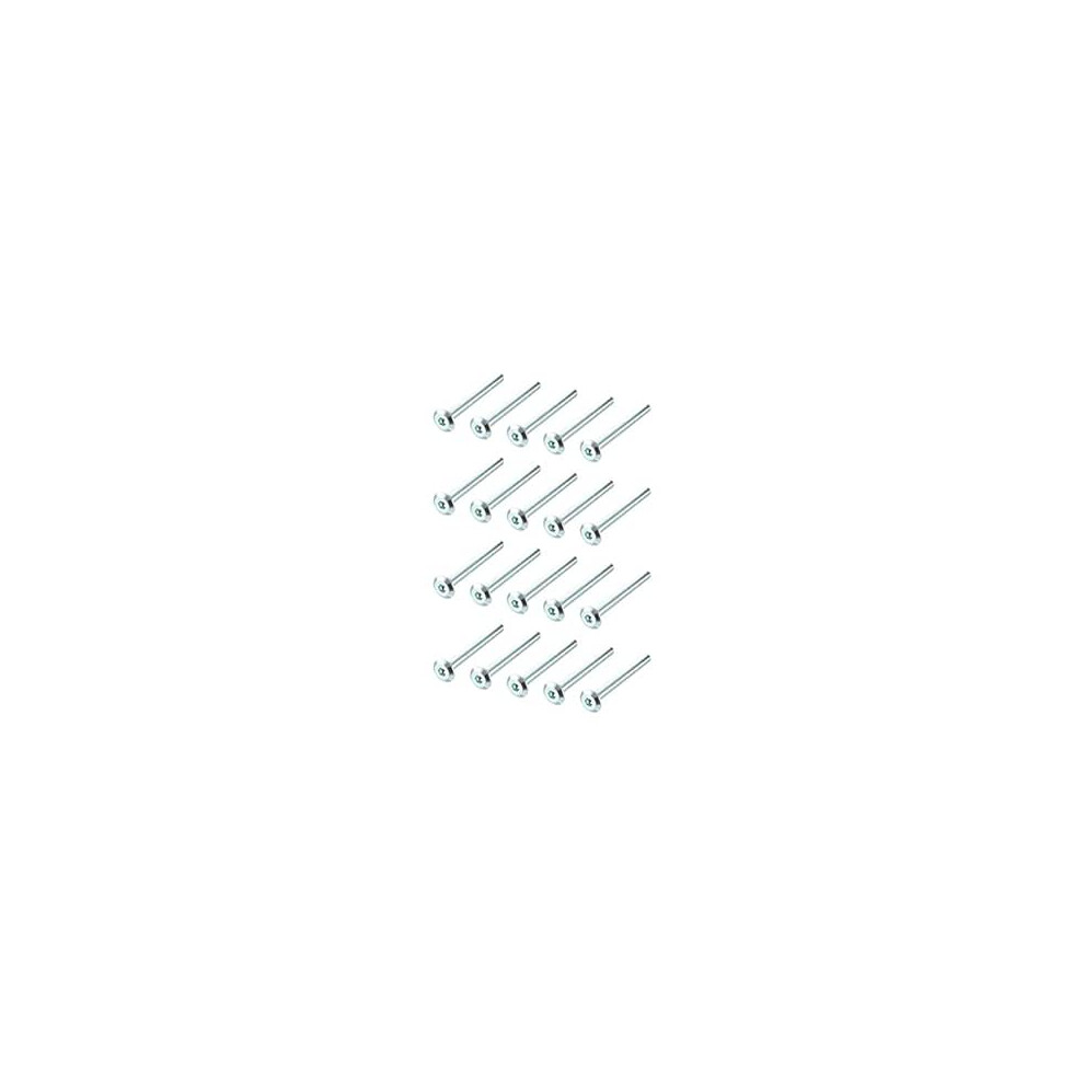 M6x60mm Furniture Bolts Hex Socket Screws Fastener Zinc Plated 20Pcs 9188143040815