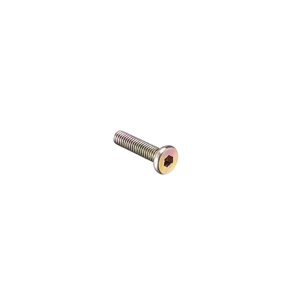 M6x25mm Furniture Bolt Hex Socket Drive Round Head Screw Zinc Plated 20Pcs 9188143259057