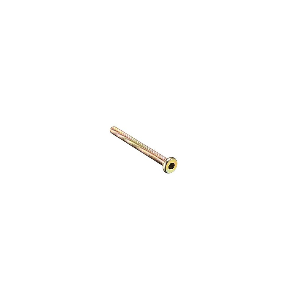 M6x60mm Furniture Bolt Hex Socket Drive Round Head Screw Zinc Plated 10Pcs 9188143259149