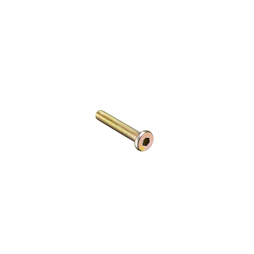 M6x35mm Furniture Bolt Hex Socket Drive Round Head Screw Zinc Plated 30Pcs 9188143259354