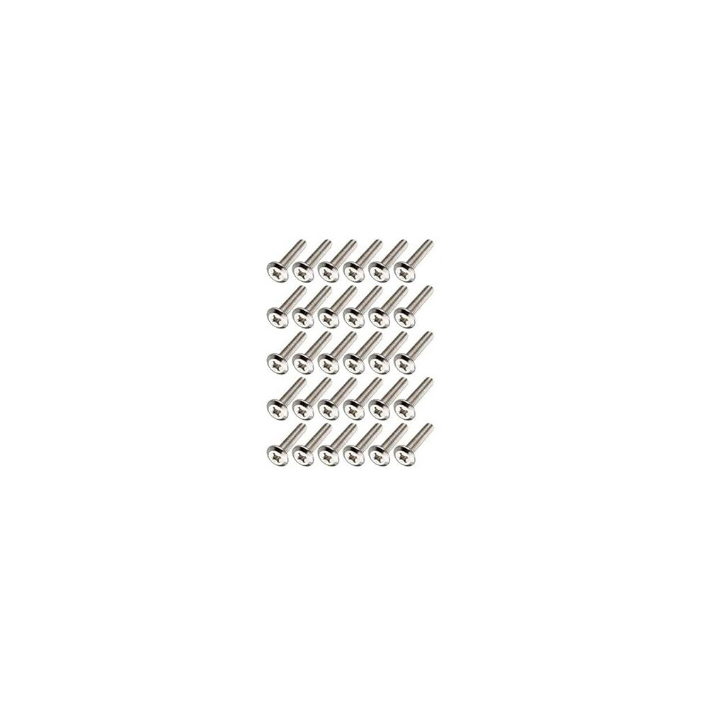 M6x35mm Phillips Head Screws Furniture Bolts Fastener Carbon Steel 30Pcs 9188143259668