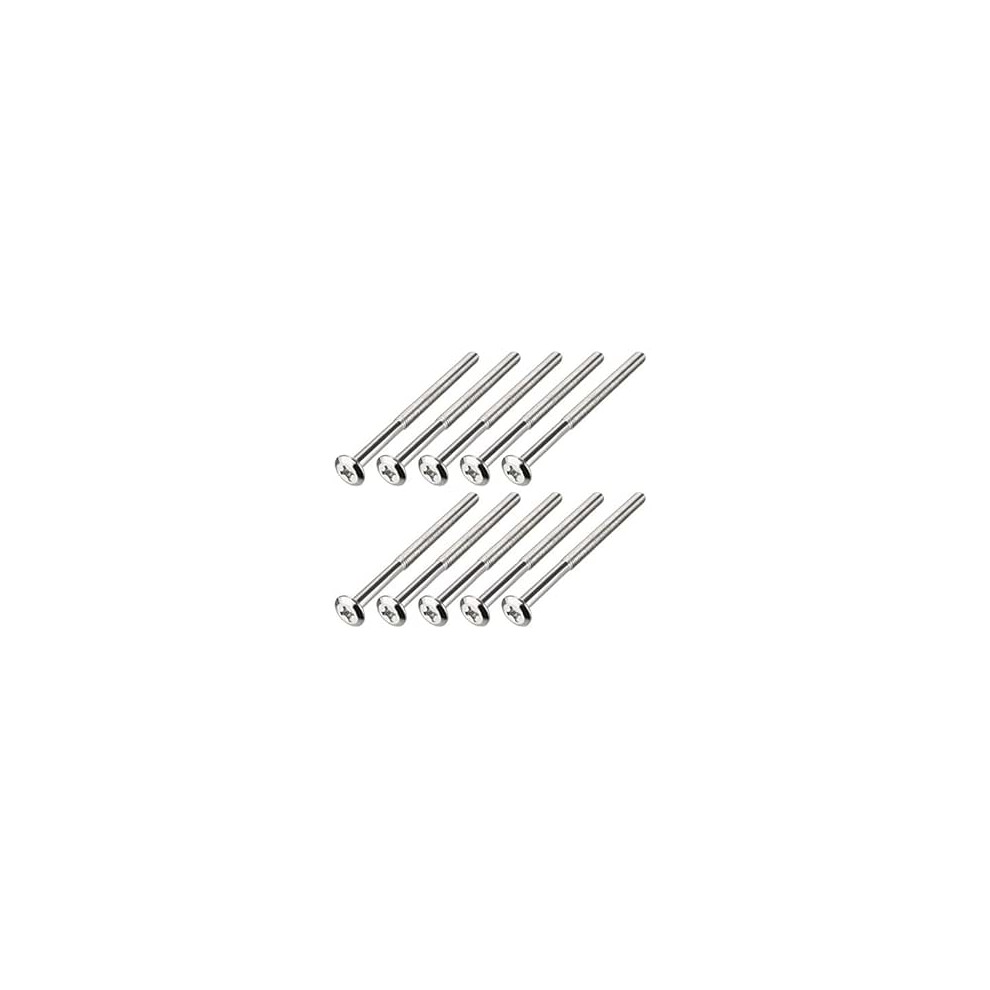 M6x90mm Phillips Head Screws Furniture Bolts 60Mm Thread Length 10Pcs 9188143259866