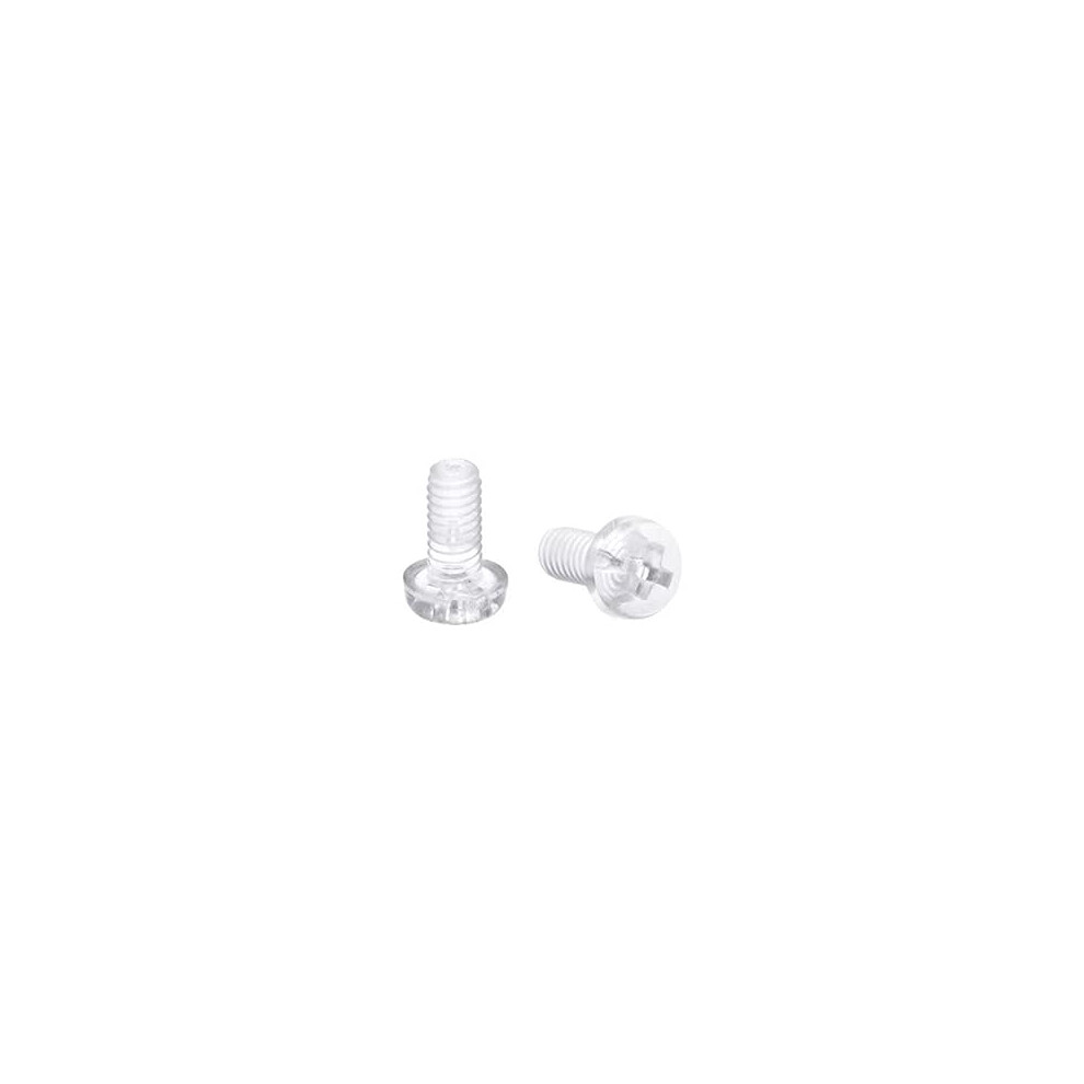 M4x8mm Plastic Screws Pc Transparent Acrylic Phillips Cross Pan Hand Tighten Screw 50Pcs 9188143641746