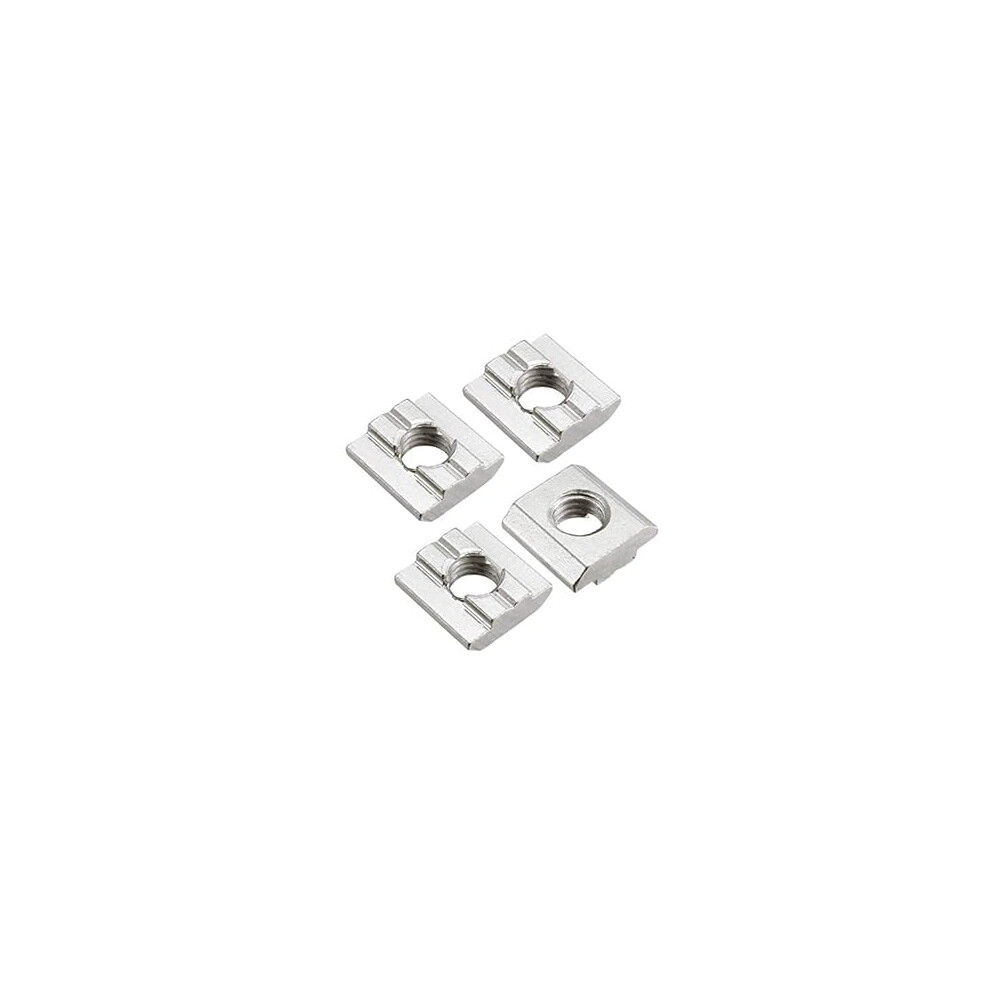 Slide In T-Nut, M8 Threaded For 3030 Series Aluminum Extrusions Profile, Pack Of 4 9188143495585