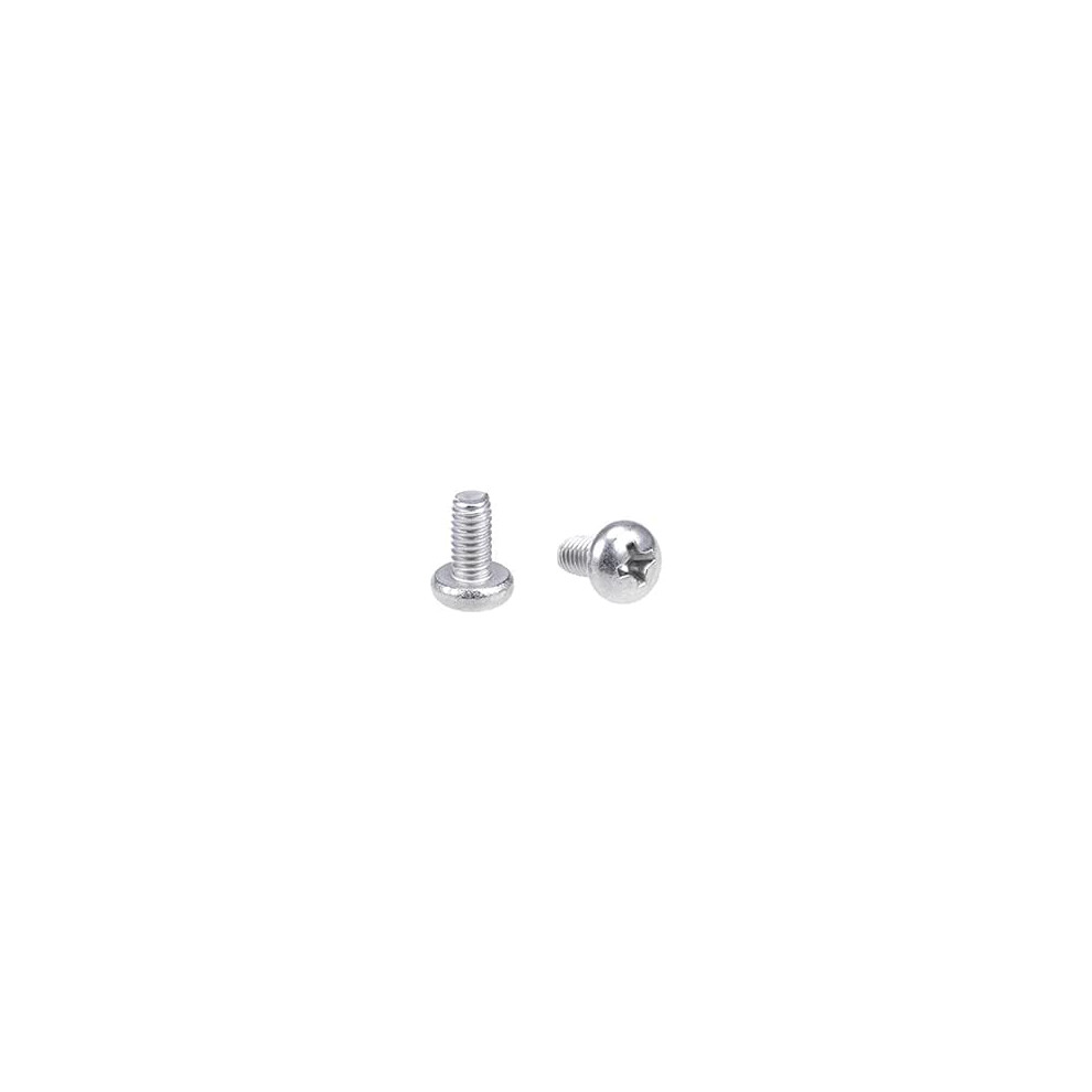 M4x8mm Machine Screws Pan Phillips Cross Head Screw 304 Stainless Steel Fasteners Bolts 60Pcs 9316959194983