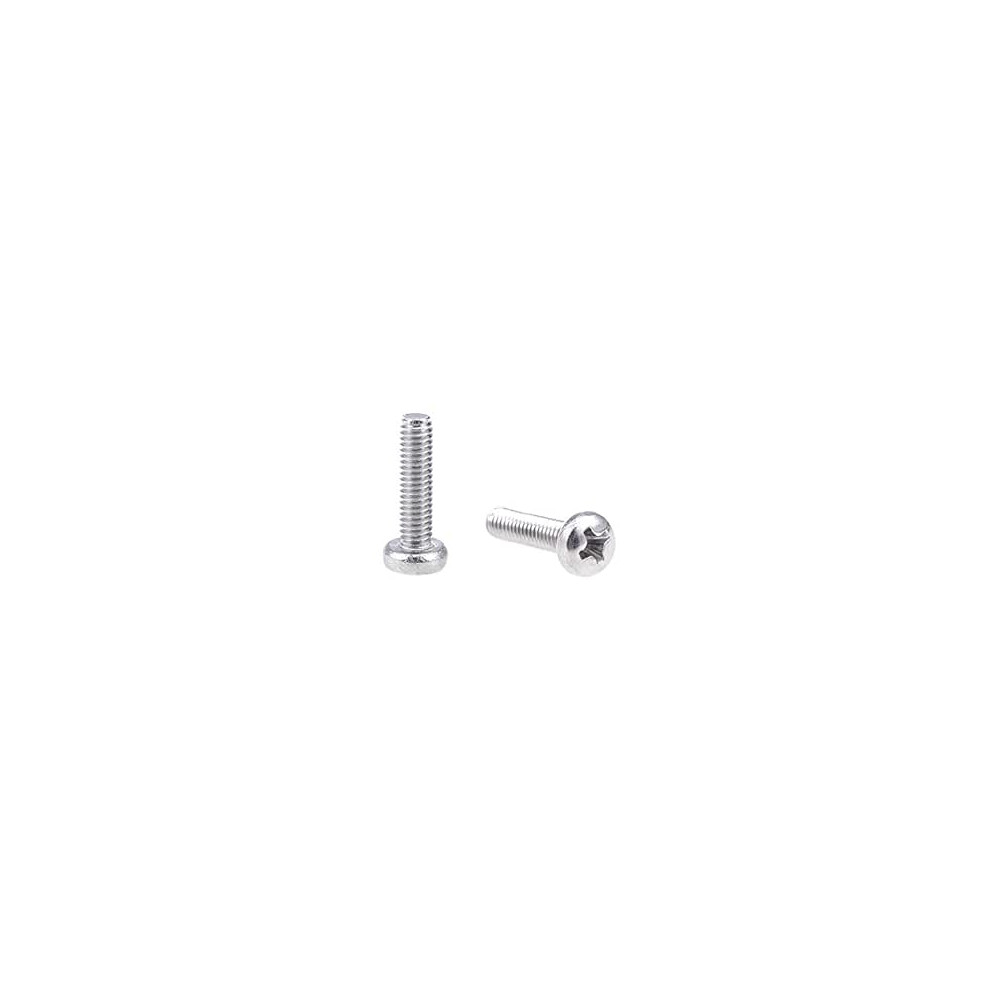 M2.5x10mm Machine Screws Pan Phillips Cross Head Screw 304 Stainless Steel Fasteners Bolts 100Pcs 9316959475570