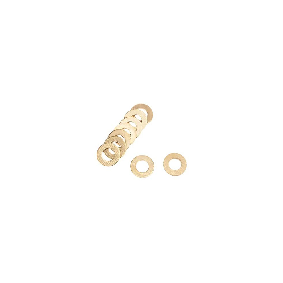 100Pcs 5.3Mm X 10Mm X 0.8Mm Copper Flat Washer For Screw Bolt 9188143259798