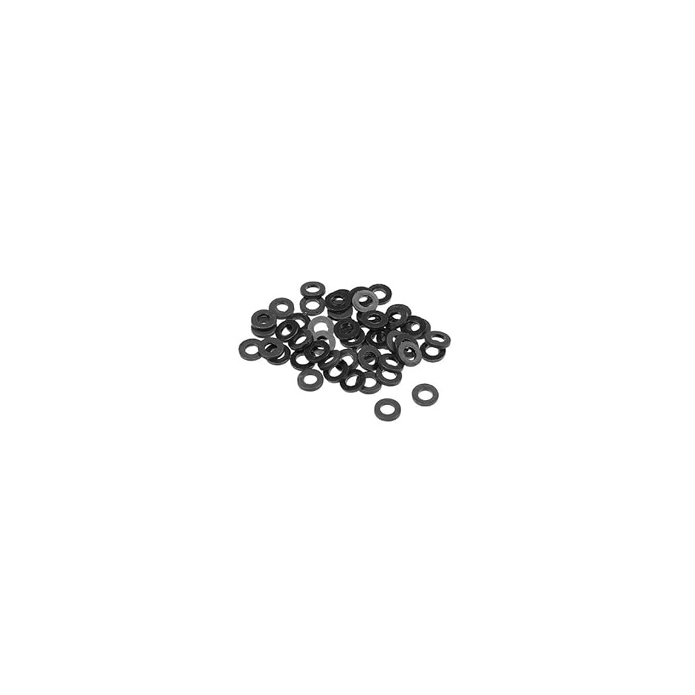 Nylon Flat Washers 6Mm Od 3Mm Id 1Mm Thickness For Faucet Pipe Water Hose, Pack Of 50 9316959739924