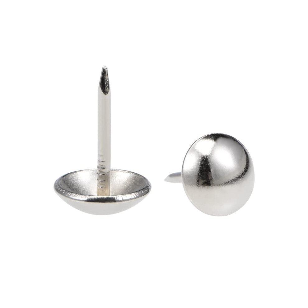 Upholstery Nails Tack 11Mm Head Dia Round Thumb Push Pins For Furniture Sofa Headboards, 100 Pcs 9316959083126