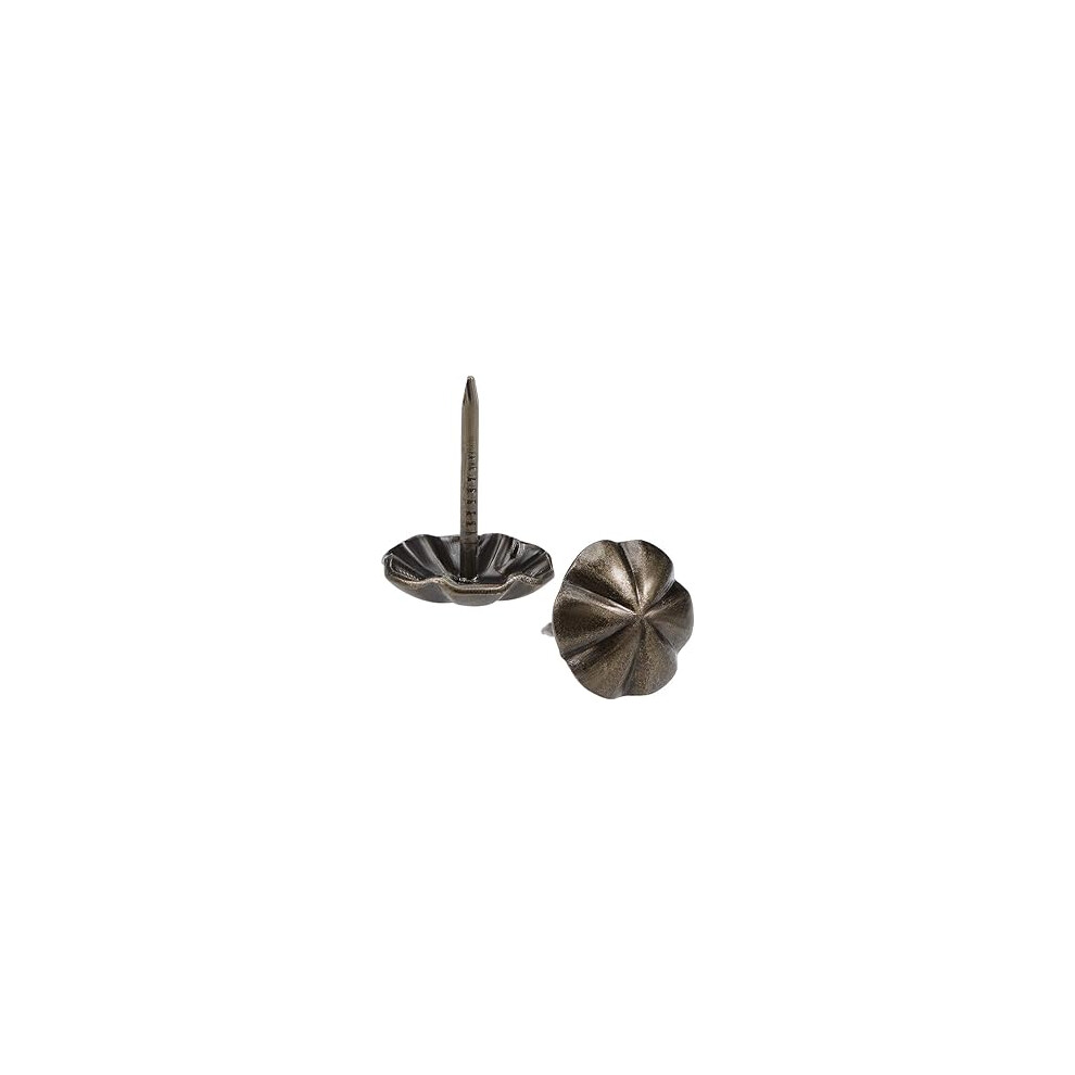 Upholstery Nails Tacks 16Mm Head Dia 20Mm Length Antique Thumb Push Pins Bronze Tone 30 Pcs 9316959125499
