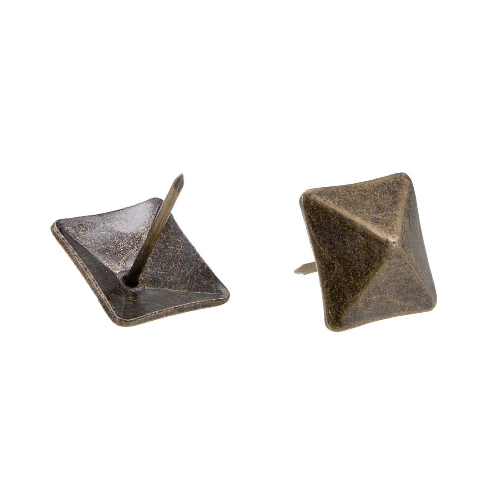 Upholstery Nails Tacks 18Mm Square Head Antique Furniture Nails Pins Bronze Tone 15 Pcs 9316959329491
