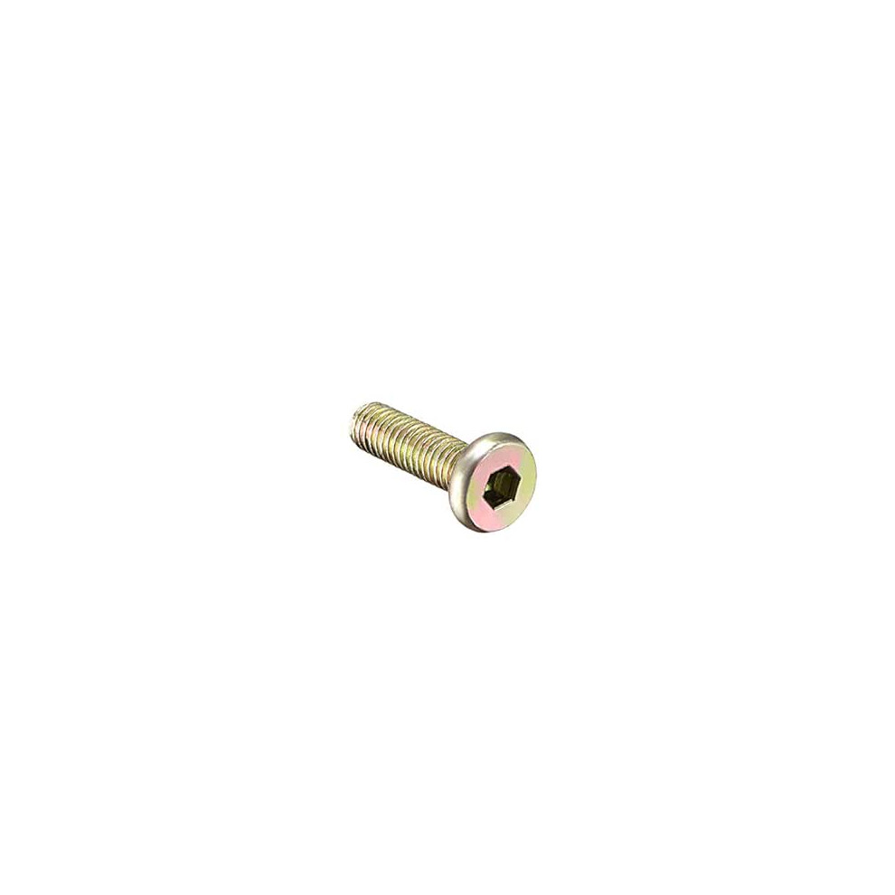 M6x20mm Furniture Bolt Hex Socket Drive Round Head Screw Zinc Plated 30Pcs 9188143259132