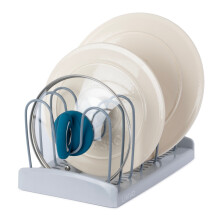 LIVIVO Saucepan Lid Organiser and Plate Drying Rack