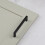 (128mm Handle) Matt Black Cabinet Handles Square Design 5