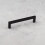 (128mm Handle) Matt Black Cabinet Handles Square Design 1