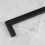 (128mm Handle) Matt Black Cabinet Handles Square Design 7