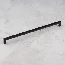 (320mm Handle) Matt Black Cabinet Handles Square Design