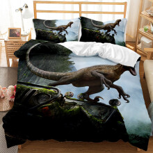 (Style 08, Double(200X200CM/3PCS)) Tyrannosaurus Rex Bedding Single Double Duvet Cover
