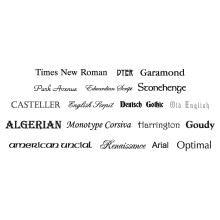 (Goudy Bold) Personalised Custom Engraving Up To 4 Lines Printed Text Stylized - with an Extended W List of Fonts