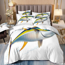 (Style 02, King(220X240CM/3PCS)) Angler fish Kids Bedding Single Double Duvet Cover