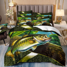 (Style 11, Double(200X200CM/3PCS)) Angler fish Kids Bedding Single Double Duvet Cover
