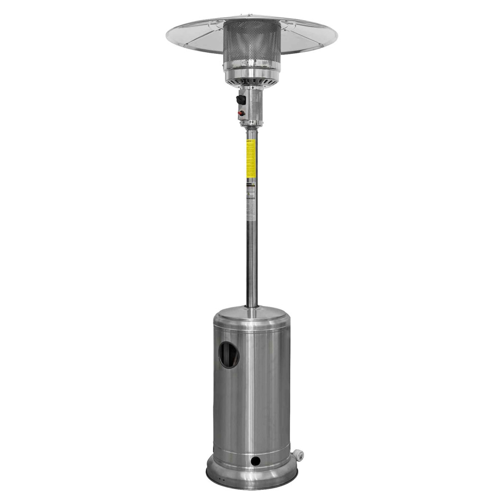 Dellonda 13kW Outdoor Gas Patio Heater for Commercial & Domestic Use - Stainless Steel