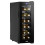 Dellonda Baridi 12 Bottle Wine Cooler with Digital Touch Screen Controls & LED Light, Black - DH73 1