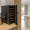 Dellonda Baridi 12 Bottle Wine Cooler with Digital Touch Screen Controls & LED Light, Black - DH73 14
