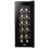 Dellonda Baridi 12 Bottle Wine Cooler with Digital Touch Screen Controls & LED Light, Black - DH73 11