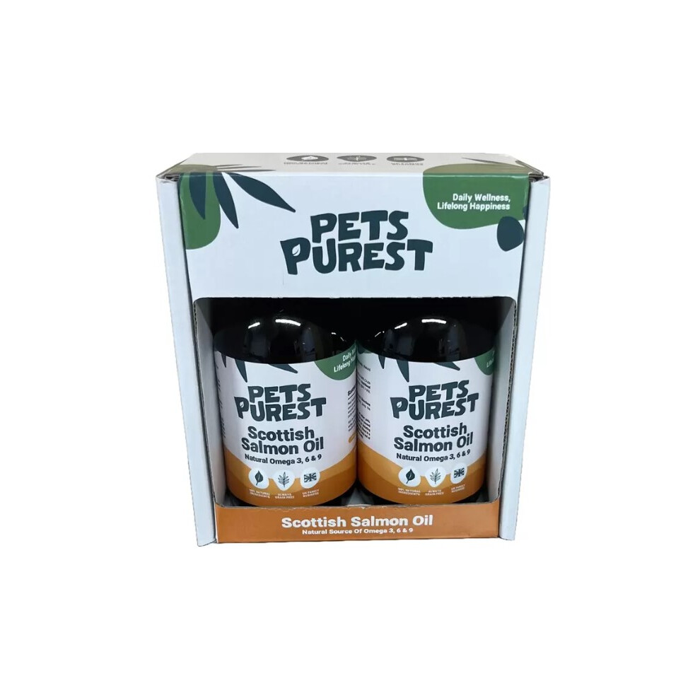 Pets Purest Store Pets Purest Scottish Salmon Oil, 2 X 300Ml