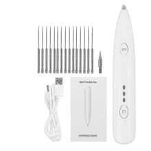 (With 15pcs Needles) Mini Plasma Pen Profesional Plasma Jet Waspot Black Dot Skin Tag Mole Tattoo Freckle Removal Pen Skin Care Tools Caneta Jato