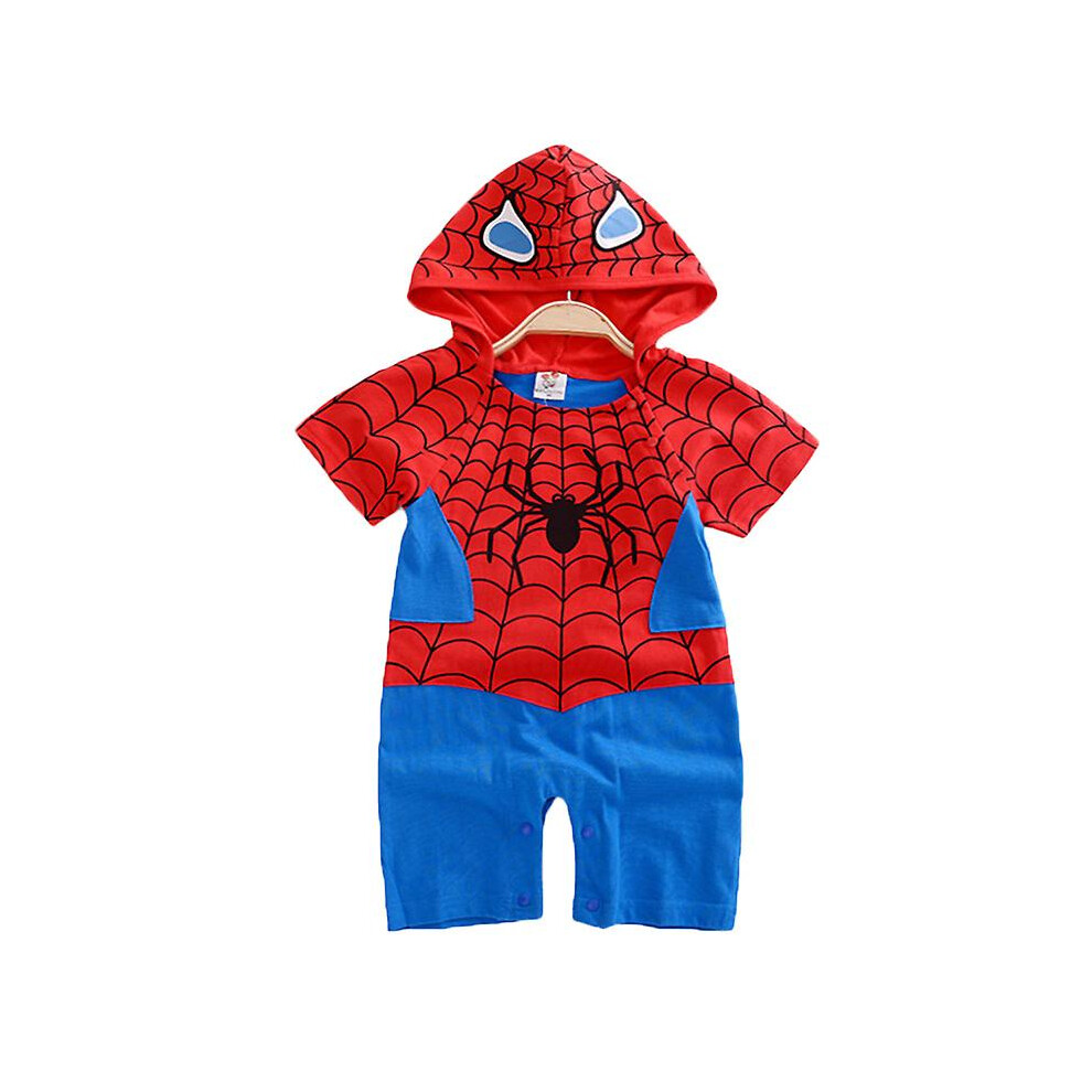 (Spiderman, 12-18 Months) Infant Baby Boy Girl Superhero Romper Jumpsuit Superman Fancy Costume Party Not,Specified