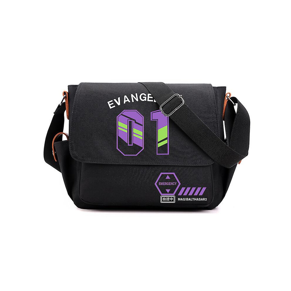 (01) Anime Asuka Cosplay Nylon Men's Messenger Bag Crossbody Shoulder Bags Women's Sling Pack For Work Satchel Purse